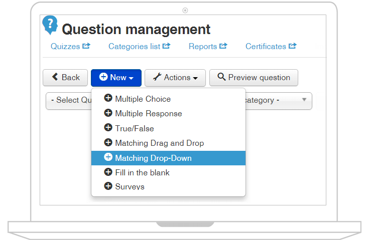 JoomLMS quiz