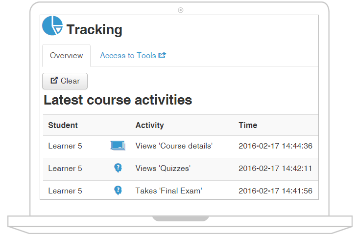 JoomLMS tracking