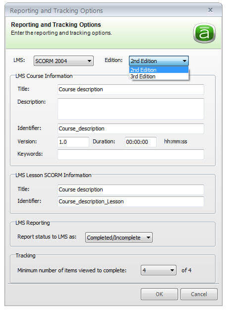 ARTICULATE scorm