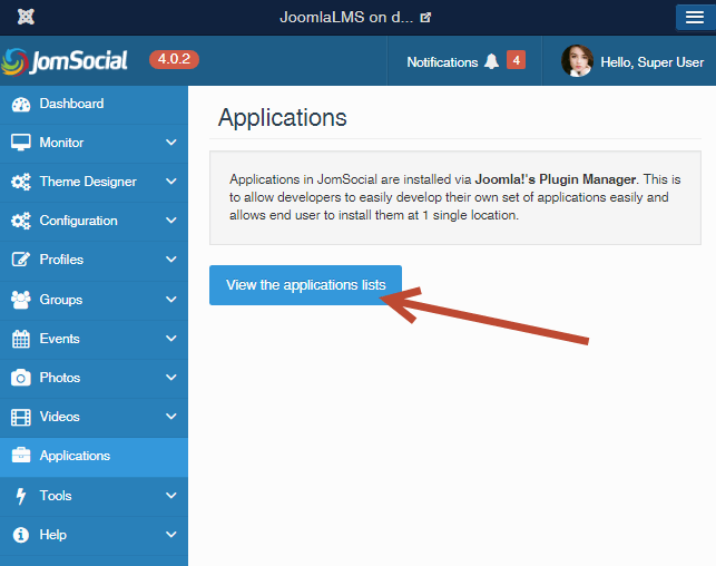 joomlms and jomsocial