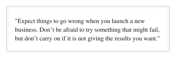 Don’t be afraid to try something that might fail