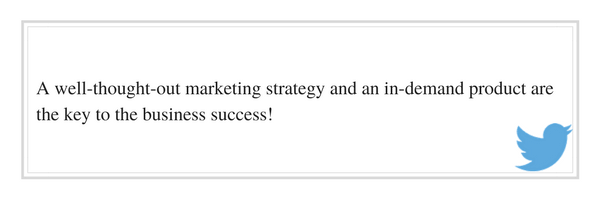 Tweet: A well-thought-out marketing strategy is the key to the business success! https://ctt.ec/3HfRE+ @joomlalms